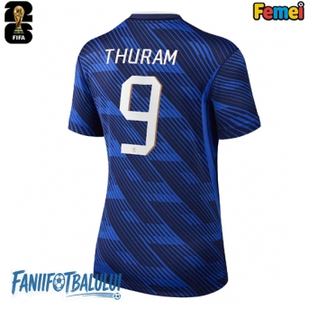 Franța Marcus Thuram #9 Echipament de Fotbal Replică Mondial 2026 Femei Acasa